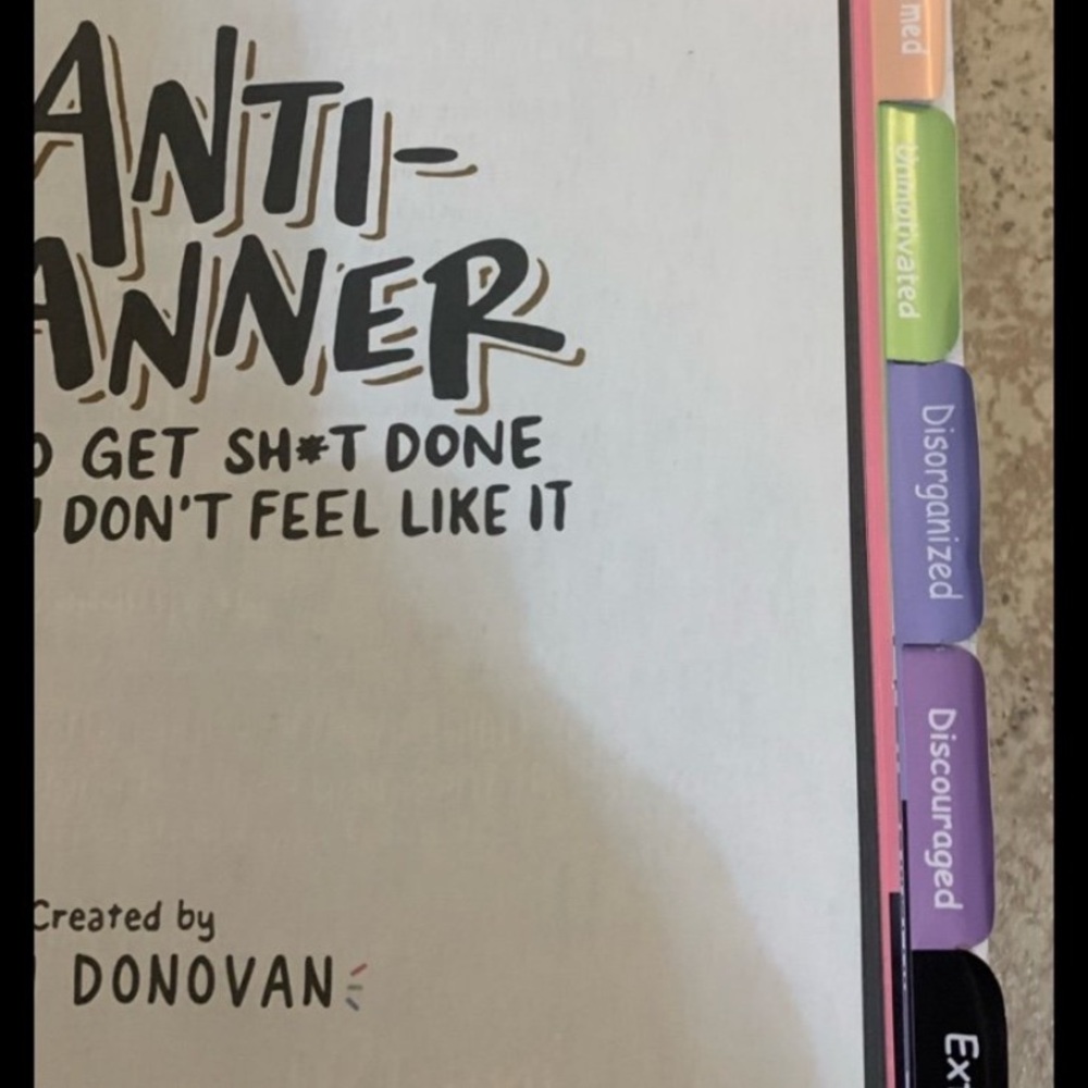 New! The Anti-Planner: How to Get Sht Done When You Don't Feel Like It* - Picture 6 of 7